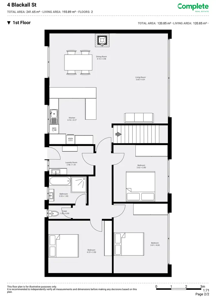 Floorplan of Homely house listing, 4 BLACKALL STREET, Mount Gambier SA 5290