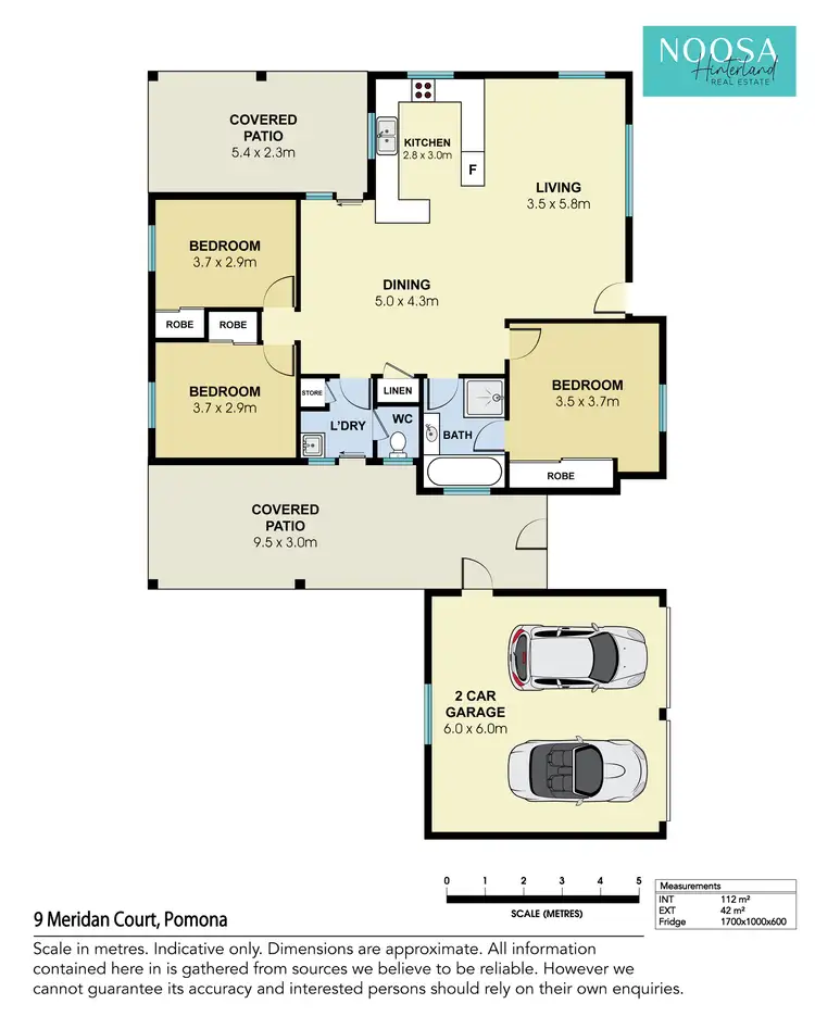 Floorplan of Homely house listing, 9 Meridan Court, Pomona QLD 4568