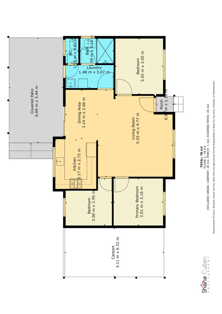Floorplan of Homely house listing, 114 Varden Street, Piccadilly WA 6430