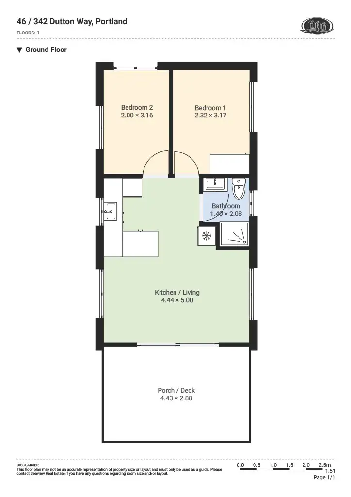 Floorplan of Homely house listing, 46/342 Dutton Way, Portland VIC 3305