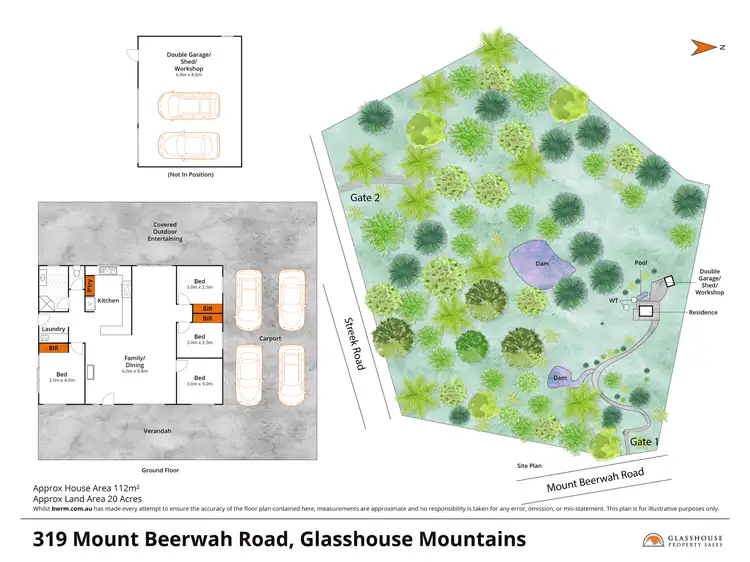 Floorplan of Homely rural property listing, 319 Mount Beerwah Road, Glass House Mountains QLD 4518