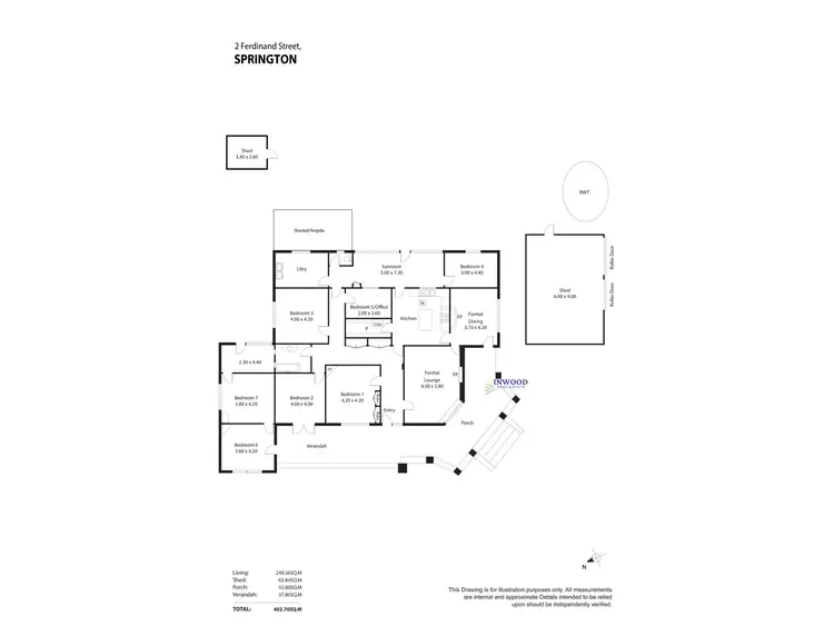 Floorplan of Homely house listing, 2 Ferdinand Street, Springton SA 5235
