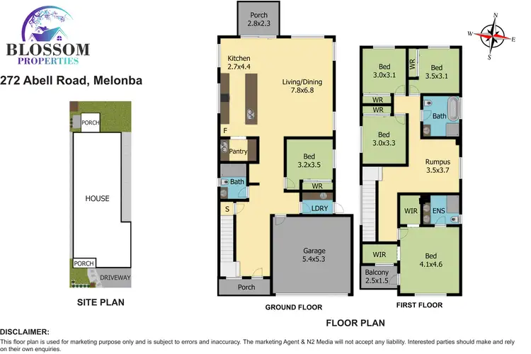 Floorplan of Homely house listing, 272 Abell Road (Melonba), Marsden Park NSW 2765