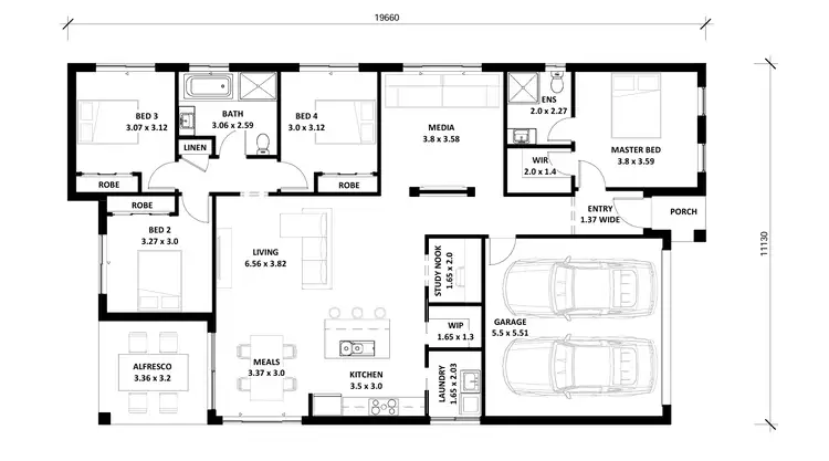 Floorplan of Homely house listing, 10 Solomon Street, North Rothbury NSW 2335
