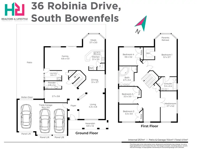 Floorplan of Homely house listing, 36 Robinia Drive, South Bowenfels NSW 2790