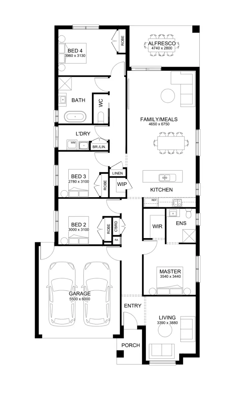 Floorplan of Homely house listing, Lot 702 Bausch Street, Berwick VIC 3806