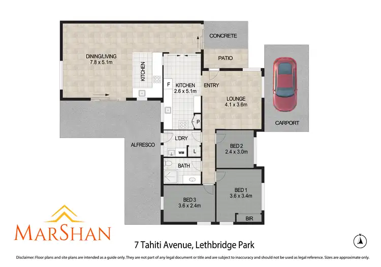 Floorplan of Homely house listing, 7 Tahiti Avenue, Lethbridge Park NSW 2770