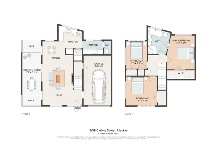 Floorplan of Homely apartment listing, 3/59 Carlyle Street, Mackay QLD 4740