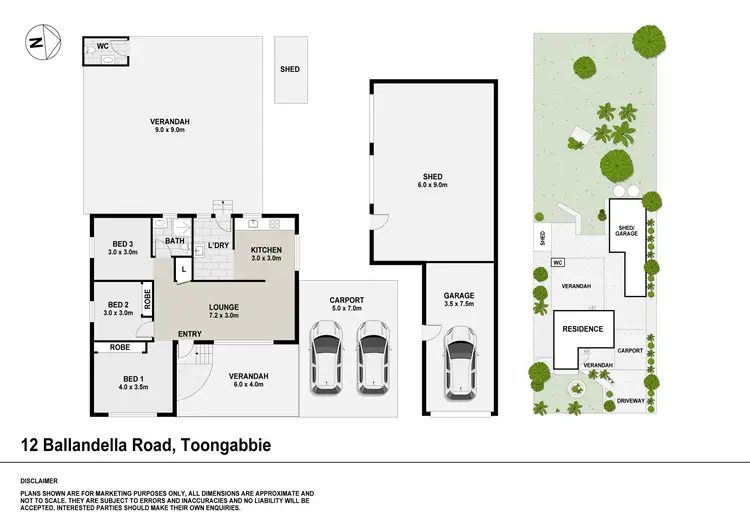 Floorplan of Homely house listing, 12 Ballandella Road, Toongabbie NSW 2146