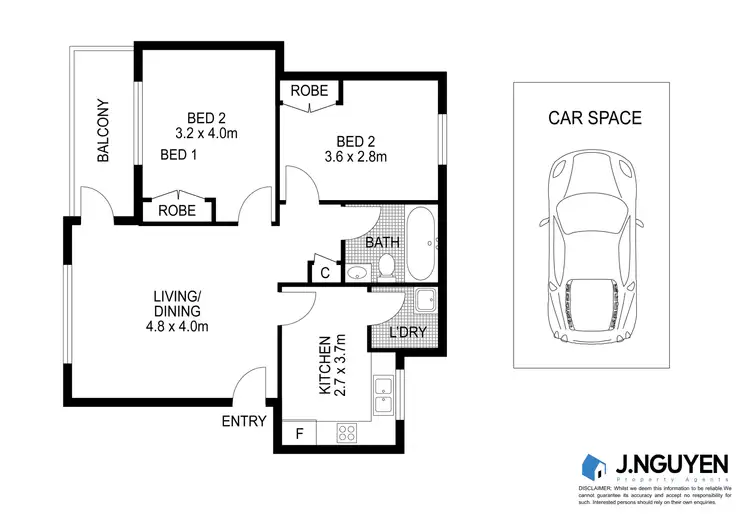 Floorplan of Homely unit listing, 3/30 Hill Street, Cabramatta NSW 2166