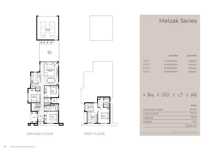 Floorplan of Homely house listing, 3806 Melzak Way, Berwick VIC 3806