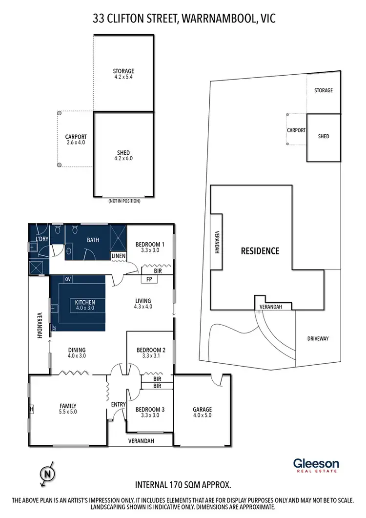 Floorplan of Homely house listing, 33 Clifton Street, Warrnambool VIC 3280