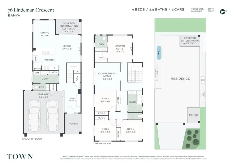 Floorplan of Homely house listing, 76 Lindeman Crescent, Banya QLD 4551