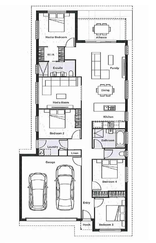 Floorplan of Homely house listing, 21 Sprite Way, Brassall QLD 4305