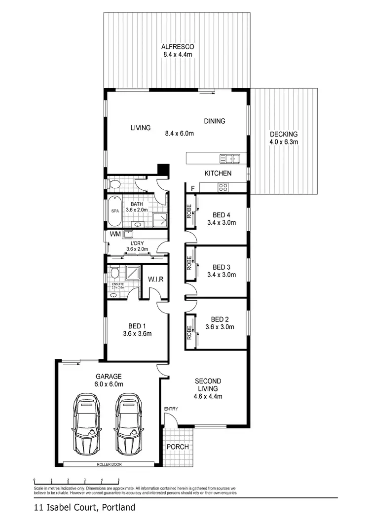 Floorplan of Homely house listing, 11 Isabel Court, Portland VIC 3305