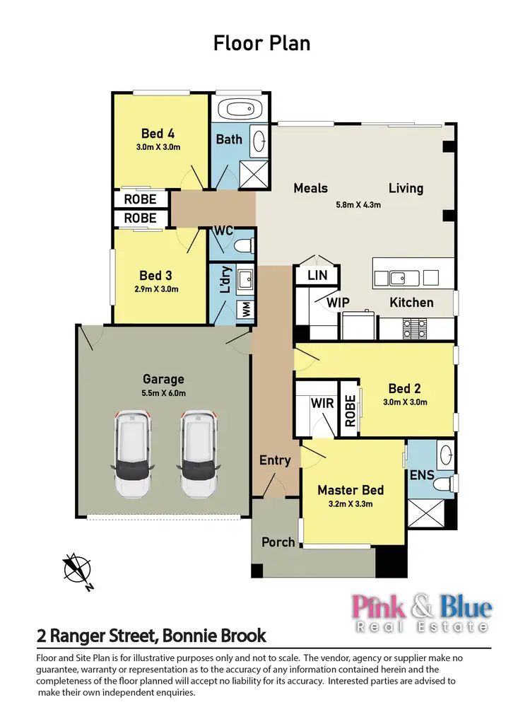 Floorplan of Homely house listing, 2 Ranger Street, Bonnie Brook VIC 3335