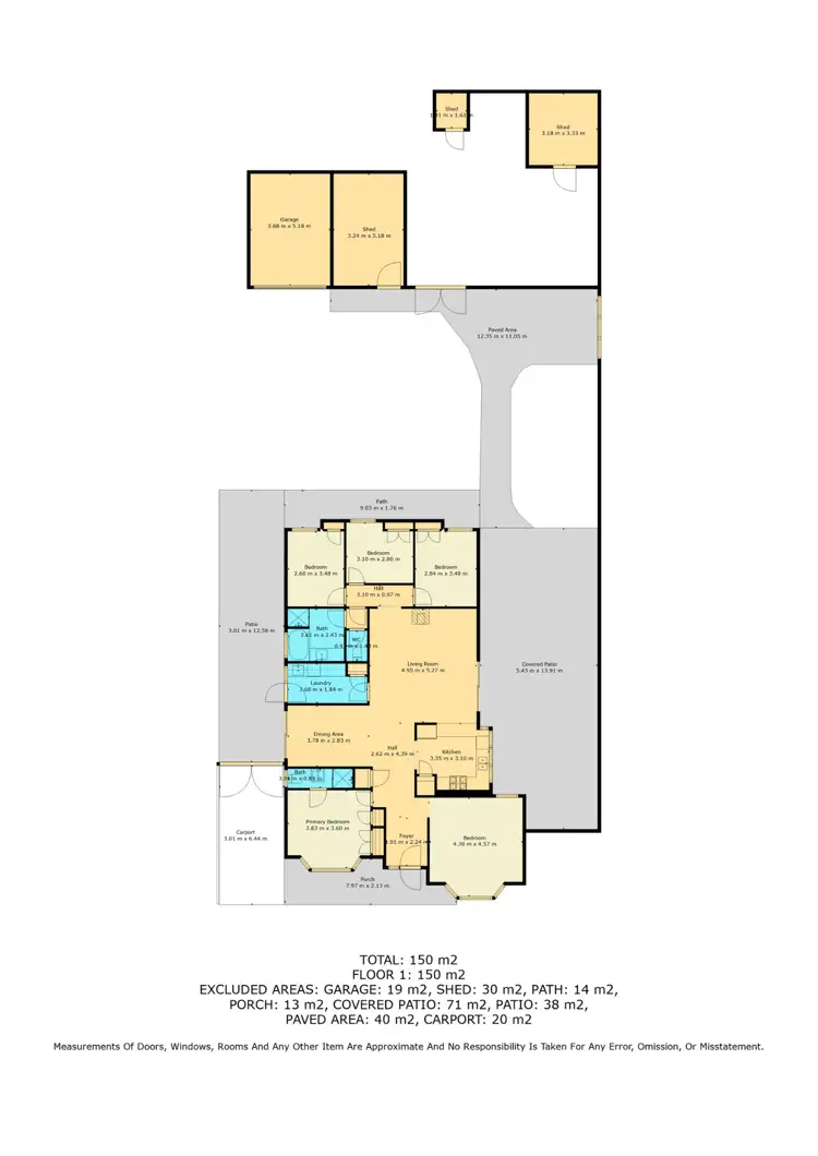 Floorplan of Homely house listing, 52 Shaw Street, West Lamington WA 6430