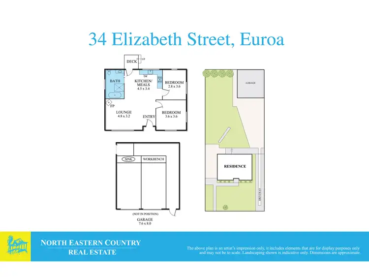 Floorplan of Homely house listing, 34 Elizabeth Street, Euroa VIC 3666