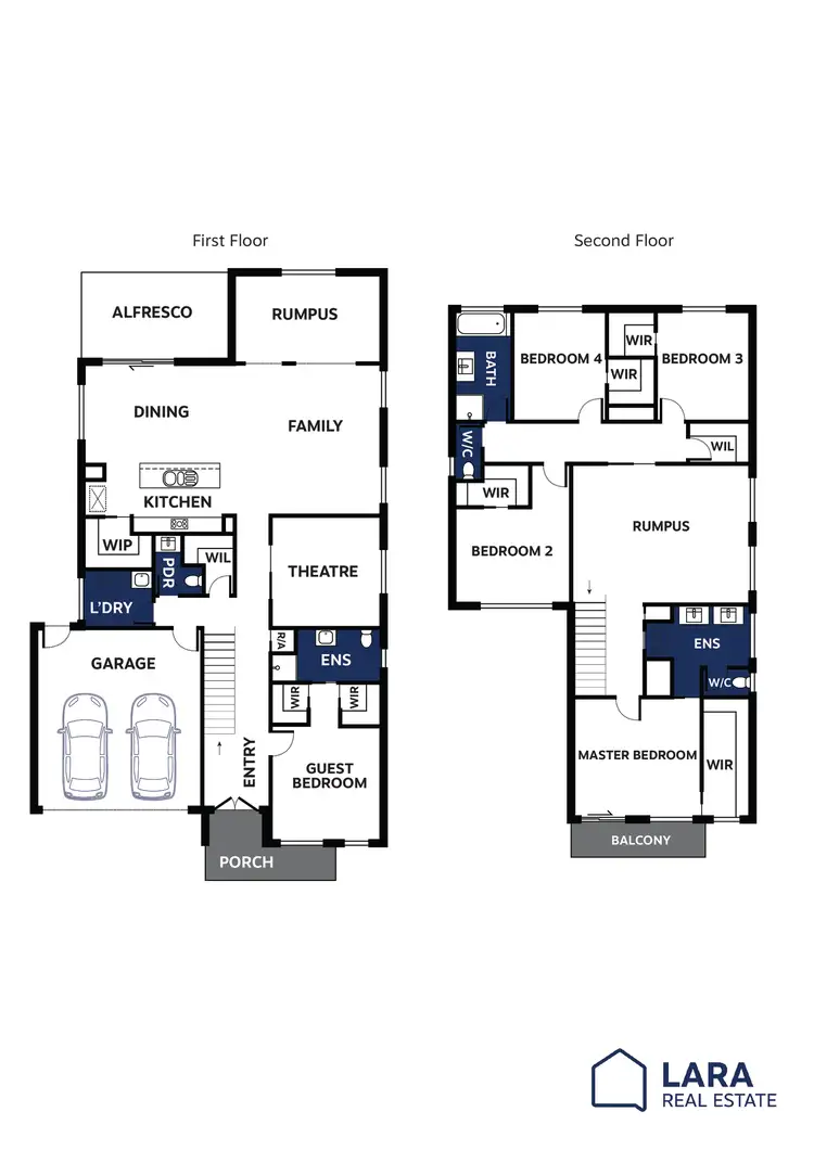 Floorplan of Homely house listing, 46 Wattlebird Drive, Lara VIC 3212