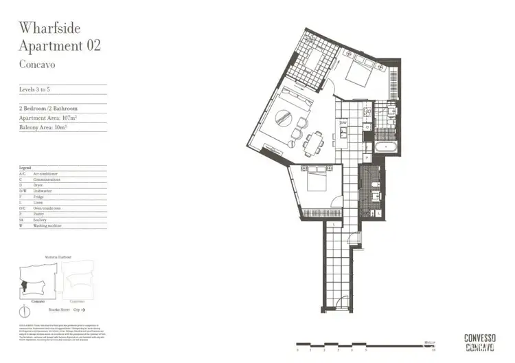 Floorplan of Homely apartment listing, 502/9 Waterside Place, Docklands VIC 3008