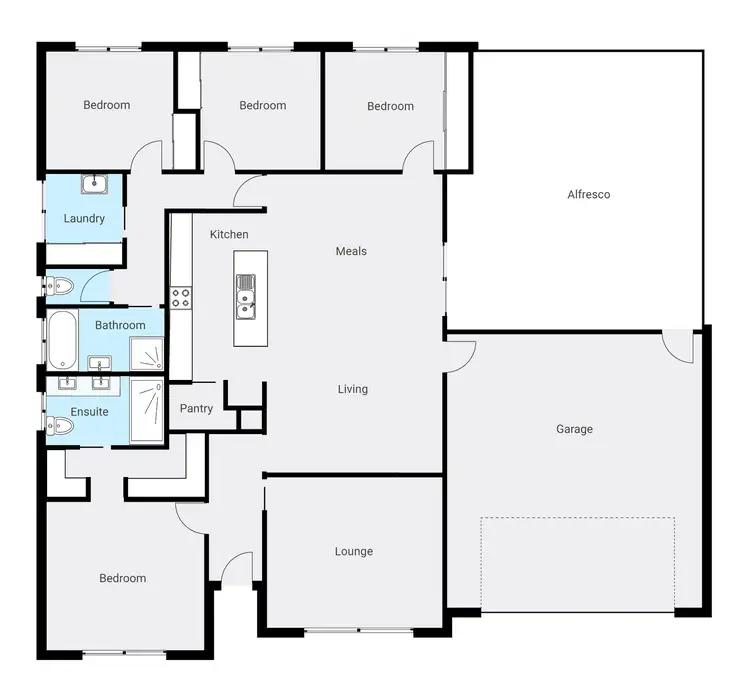 Floorplan of Homely house listing, 7 KIDMAN DRIVE, Tangambalanga VIC 3691