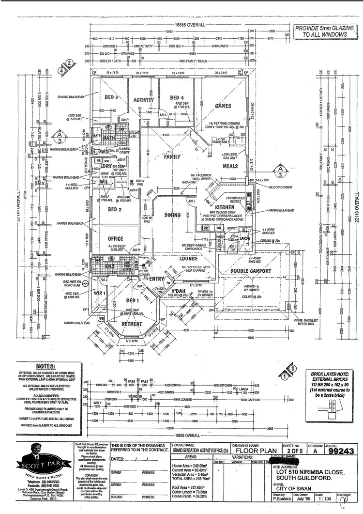 Floorplan of Homely house listing, 24 Nirimba Close, South Guildford WA 6055
