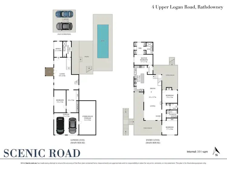 Floorplan of Homely rural property listing, 4 Upper Logan Road, Rathdowney QLD 4287