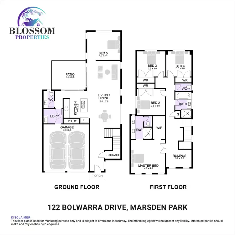 Floorplan of Homely house listing, 122 Bolwarra Drive, Marsden Park NSW 2765