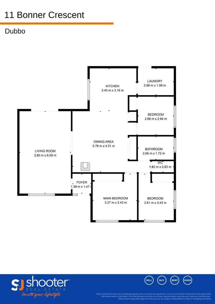 Floorplan of Homely house listing, 11 Bonner Crescent, Dubbo NSW 2830