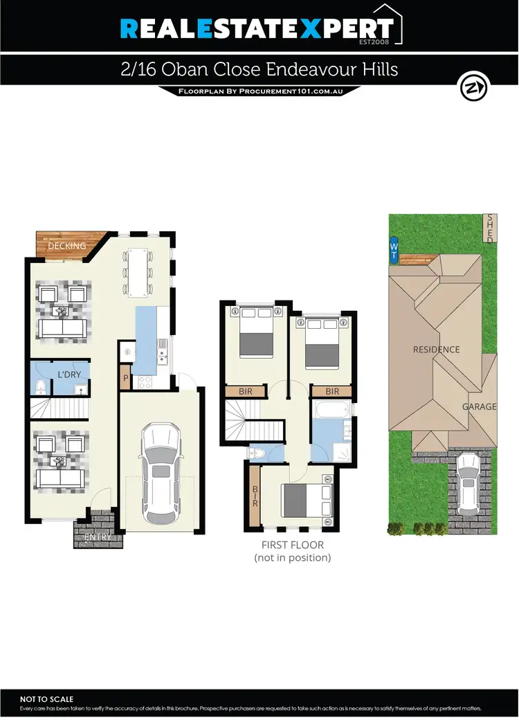 Floorplan of Homely townhouse listing, 2/16 Oban Close, Endeavour Hills VIC 3802