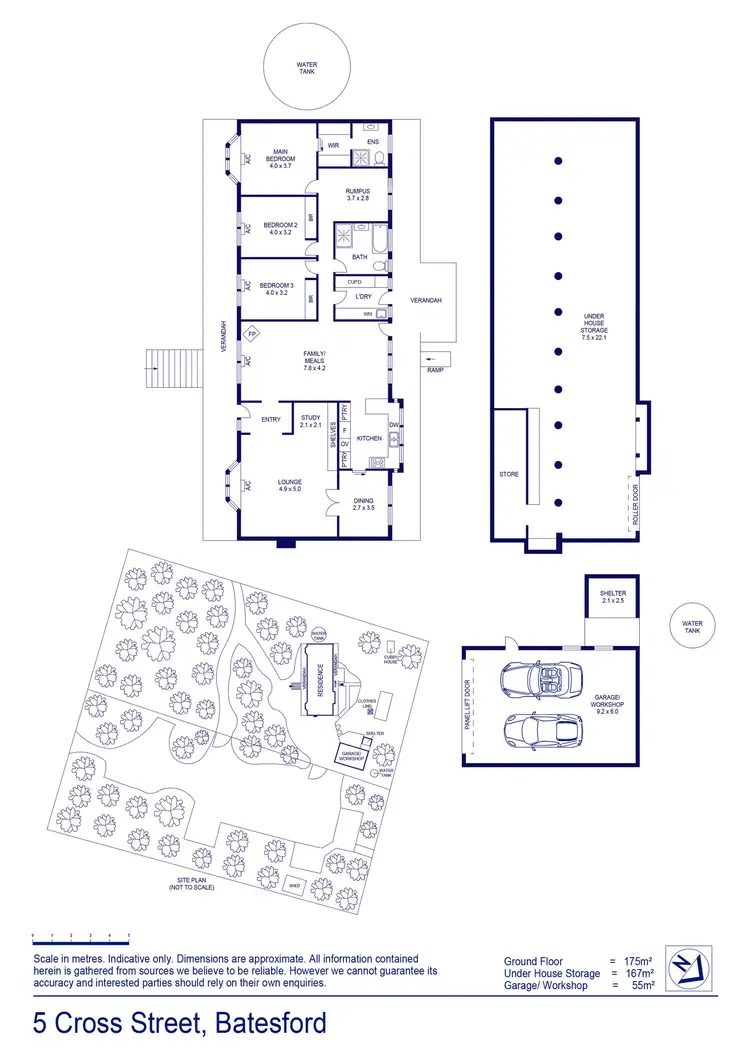 Floorplan of Homely house listing, 5 Cross Street, Batesford VIC 3213
