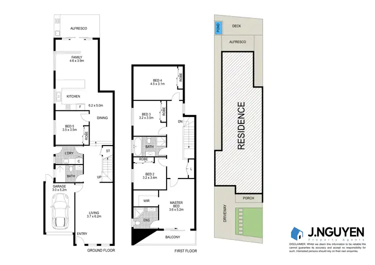 Floorplan of Homely semi-detached listing, 76B Throsby Street, Fairfield Heights NSW 2165