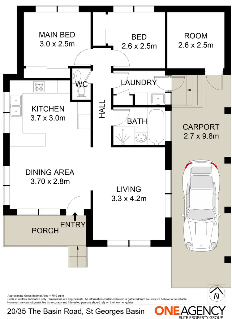 Floorplan of Homely house listing, 20/35 The Basin Road, St Georges Basin NSW 2540