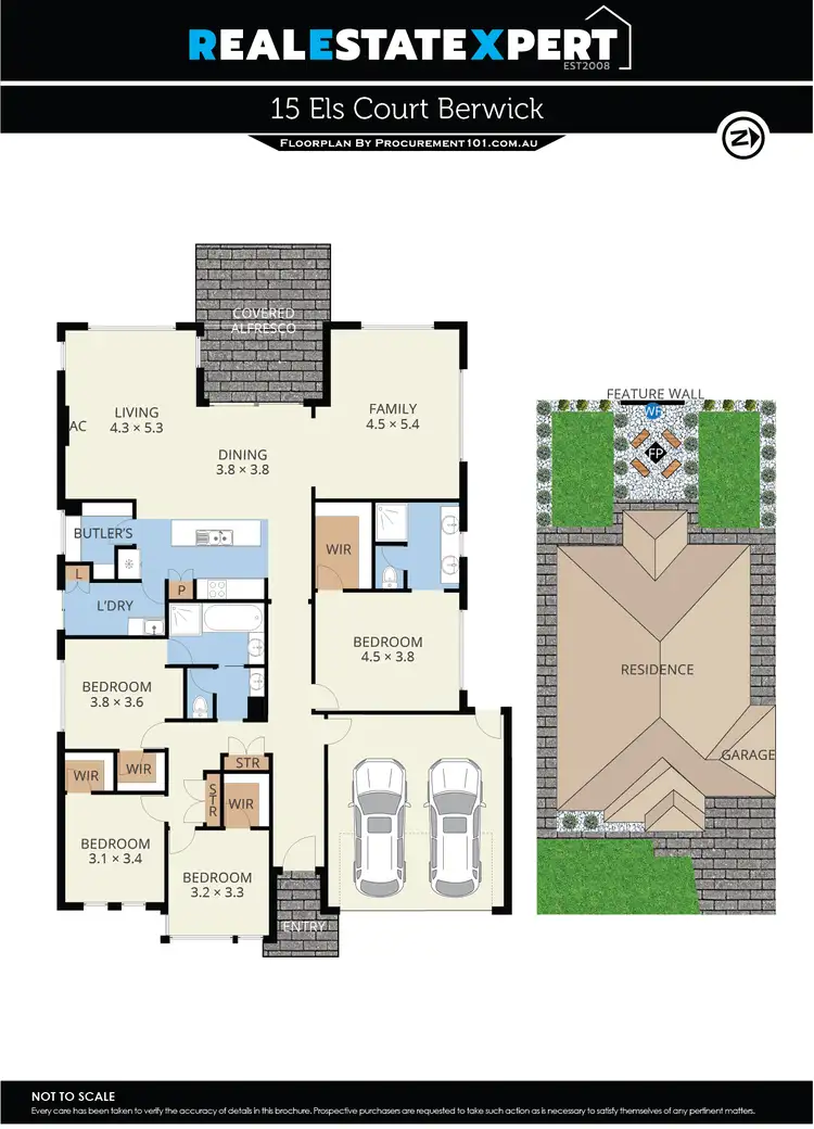 Floorplan of Homely house listing, 15 Els Court, Berwick VIC 3806