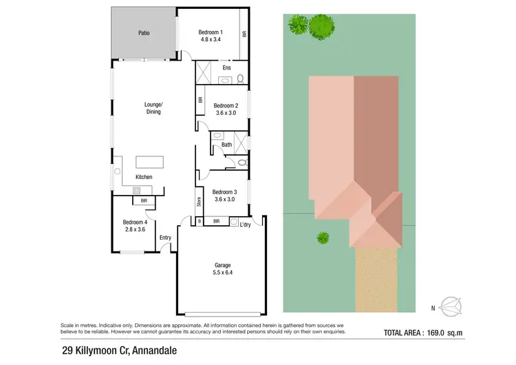 Floorplan of Homely house listing, 29 Killymoon Crescent, Annandale QLD 4814