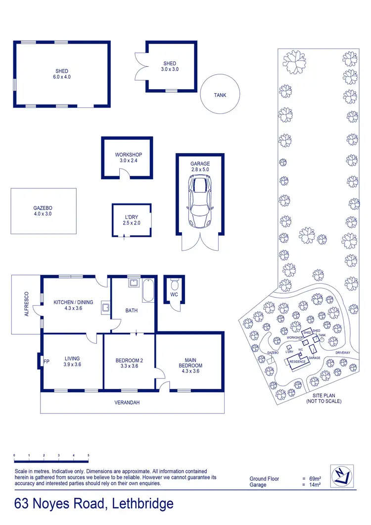 Floorplan of Homely house listing, 63 Noyes Road, Lethbridge VIC 3332