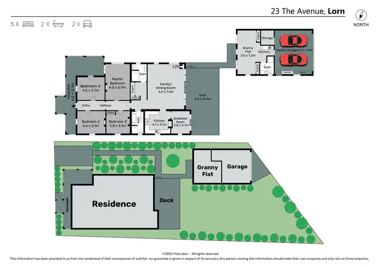 Floorplan of Homely house listing, 23 The Avenue, Lorn NSW 2320