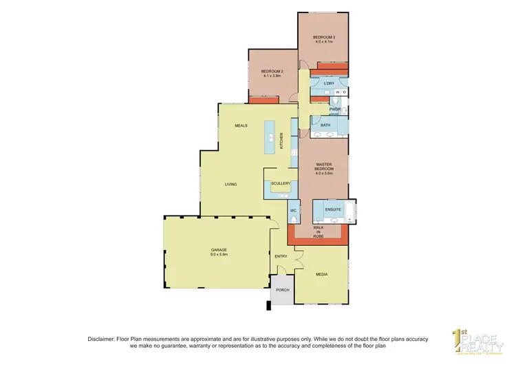 Floorplan of Homely house listing, 20 Lagoon Pass, Baldivis WA 6171