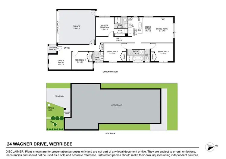 Floorplan of Homely house listing, 24 Wagner Drive, Werribee VIC 3030