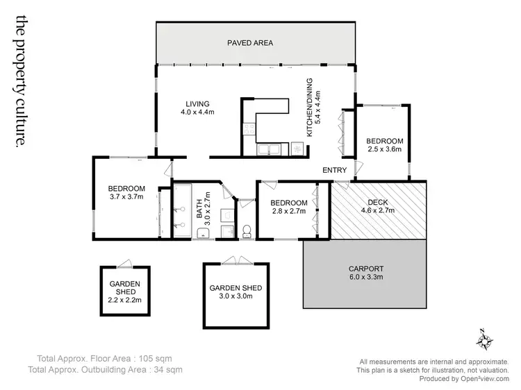 Floorplan of Homely house listing, 3/8 Smith Street, Cygnet TAS 7112
