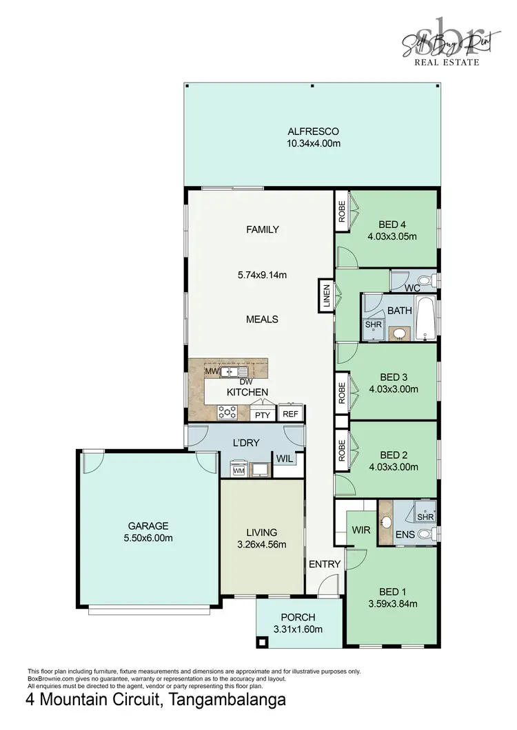 Floorplan of Homely house listing, 4 MOUNTAIN CIRCUIT, Tangambalanga VIC 3691