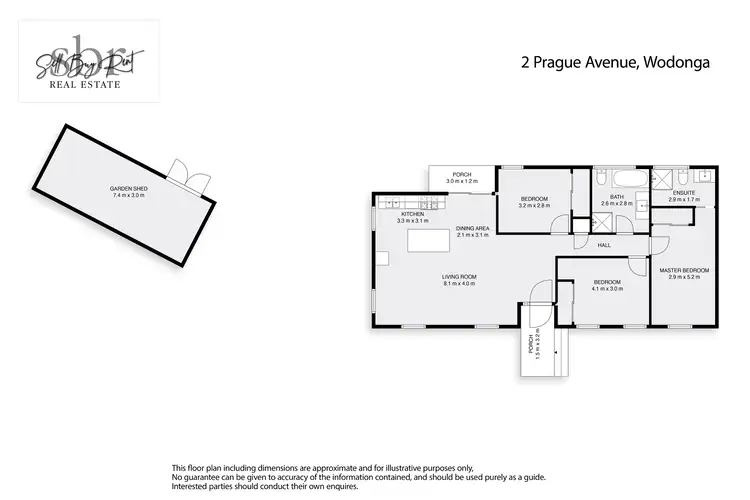 Floorplan of Homely house listing, 2 PRAGUE AVENUE, Wodonga VIC 3690