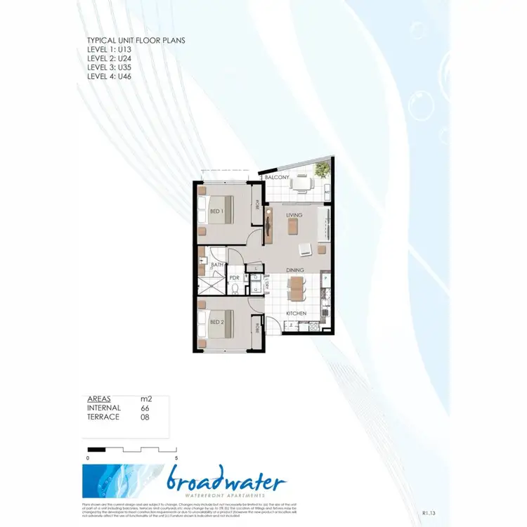 Floorplan of Homely unit listing, 46/101 Birtinya Boulevard, Birtinya QLD 4575