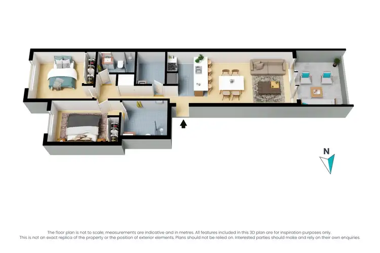 Floorplan of Homely apartment listing, 76/2 Lodge Street, Hornsby NSW 2077