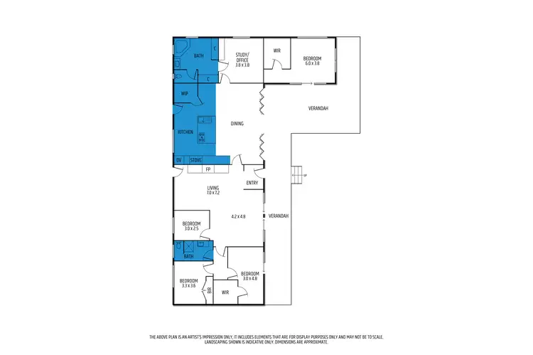 Floorplan of Homely rural property listing, 243 Davies Road, Merrijig VIC 3723