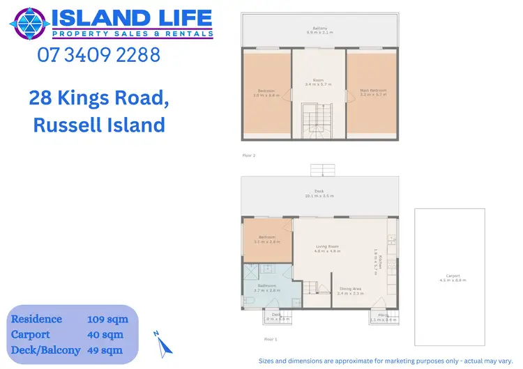 Floorplan of Homely house listing, 28 Kings Road, Russell Island QLD 4184