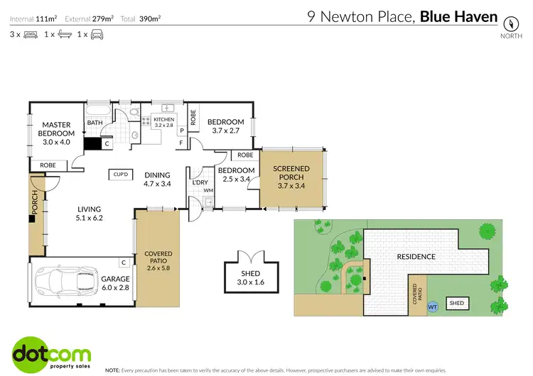 Floorplan of Homely house listing, 9 Newton Place, Blue Haven NSW 2262