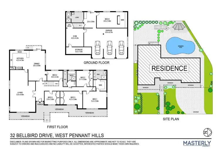 Floorplan of Homely house listing, 32 Bellbird Drive, West Pennant Hills NSW 2125