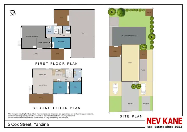 Floorplan of Homely house listing, 5 Cox Street, Yandina QLD 4561