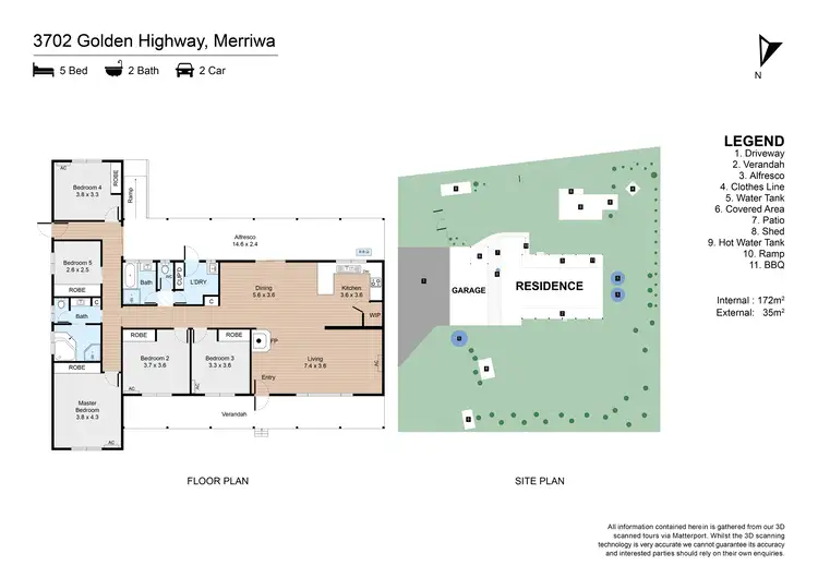 Floorplan of Homely rural property listing, 3702 Golden Highway, Merriwa NSW 2329